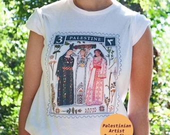 Palestine Stamp T-Shirt | 100% Cotton | Unisex fit  T-Shirt