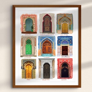 Islamic Architecture - Art Print (Unframed) | Middle Eastern Decor | Arab/Persian/Indian Wall Art