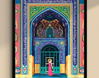 Persian Architecture - Art Print | Persia Art | Mosque Art