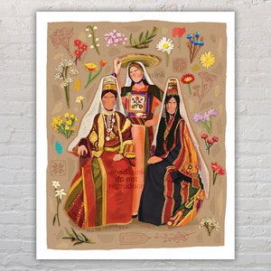 Palestinian Mosaic III - Art Print | Palestine Art | Tatreez Art