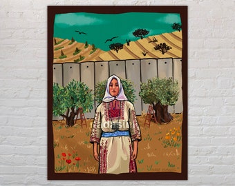 Olive Farm - Art Print | Palestine Art
