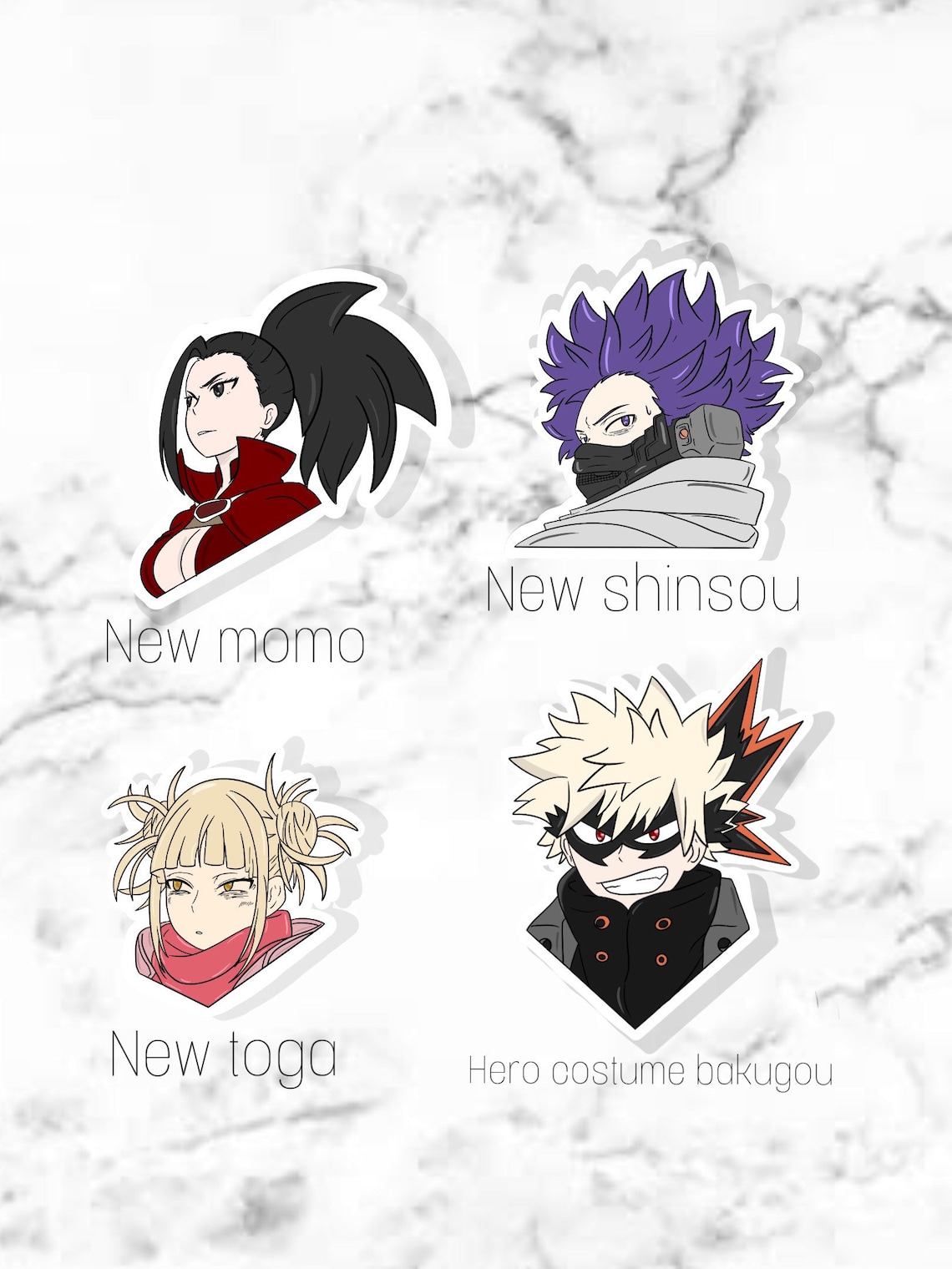 My Hero Academia Stickers | Etsy