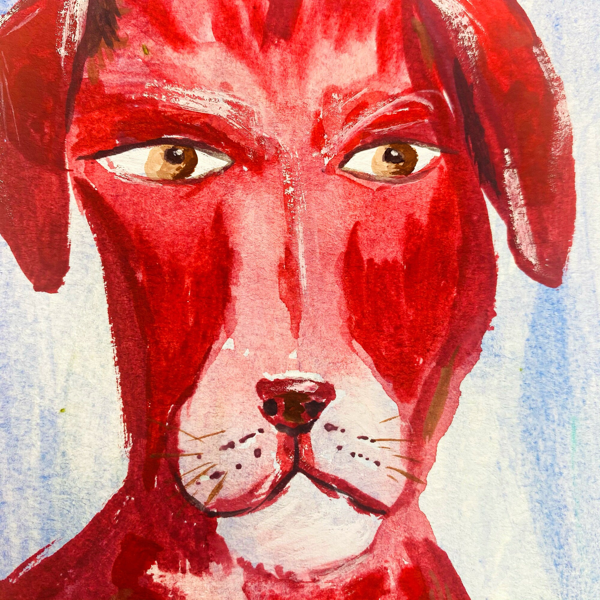 Dog Portrait Painting Original Artwork Deco Furry Friends Art Etsy