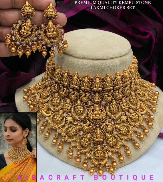 Bridal temple jewellery set deals