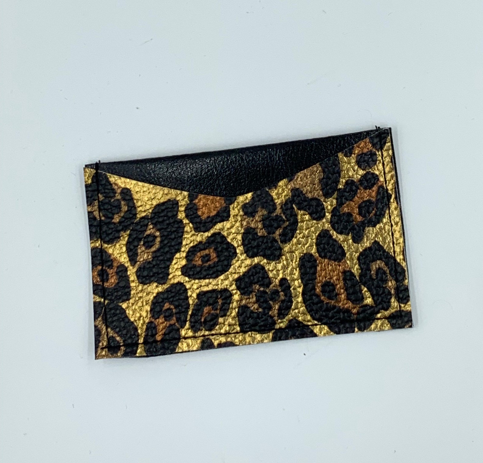 Leopard/ Cheetah Print Credit card sleeve/ gift card holder/ | Etsy