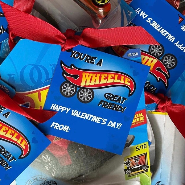 Car Valentine | Instant Download | Wheelie