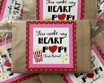 Popcorn Valentine | Instant Download