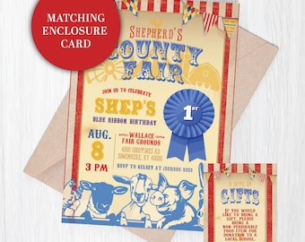 County Fair Enclosure Cards | Matching Cards