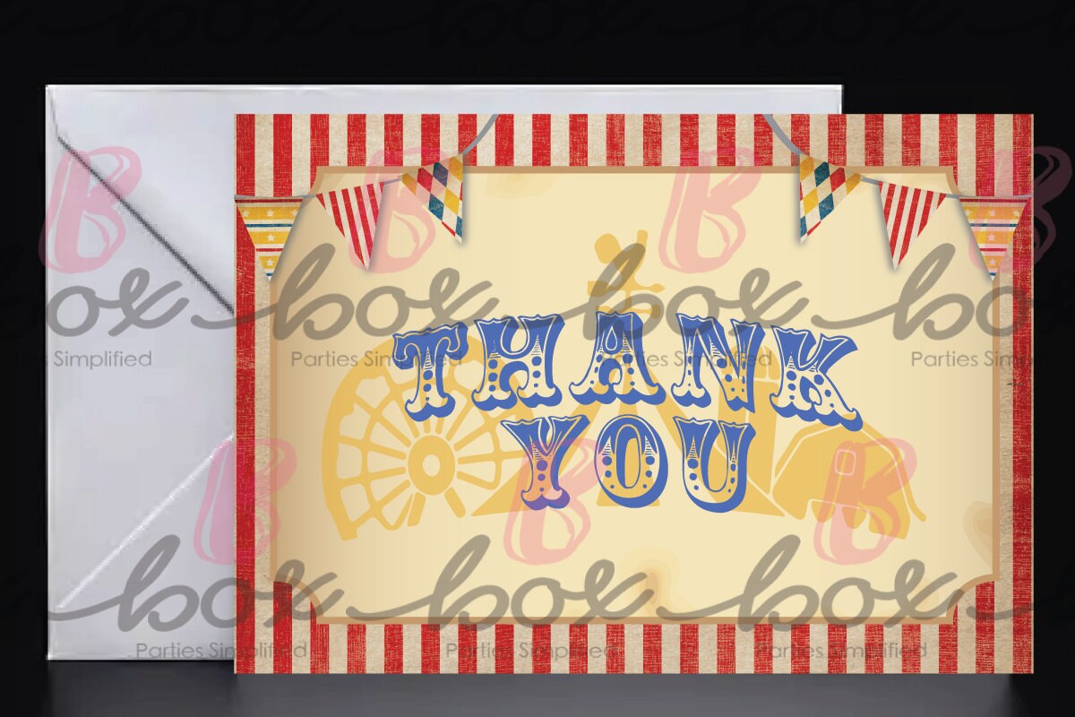 County Fair Thank You Cards - Etsy display picture 1