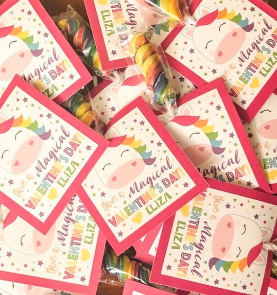 Unicorn Valentine | Instant Download Il_570xn