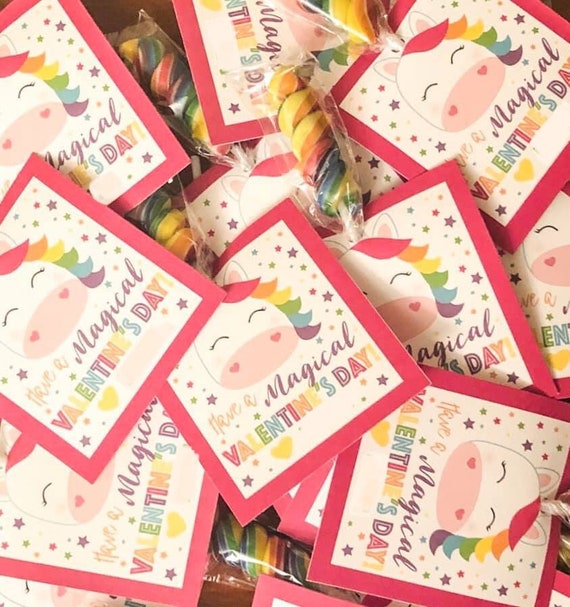 Unicorn Valentine | Instant Download Il_570xn
