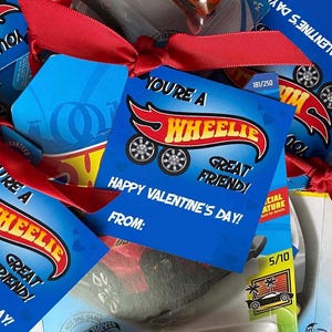 Tarjetas para San Valentín con autos / Descarga instantánea / Tarjetas imprimibles
