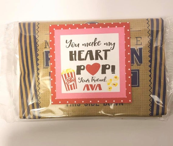 Popcorn Valentine | Instant Download Il_570xn