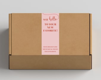 Custom Packaging Labels, Gift Box Labels, Sealing Stickers, Custom Branded Shipping Labels, Thank You For Your Order, Seal Sticker for Boxes