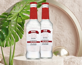 Wedding Party Proposal ICED labels, Groomsman Gift Stickers, Best Man Gift, Bachelor Party, Best Man Gift, Will you be my Groomsman Smirnoff