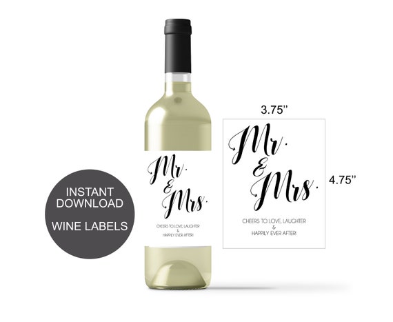 custom wine label stickers