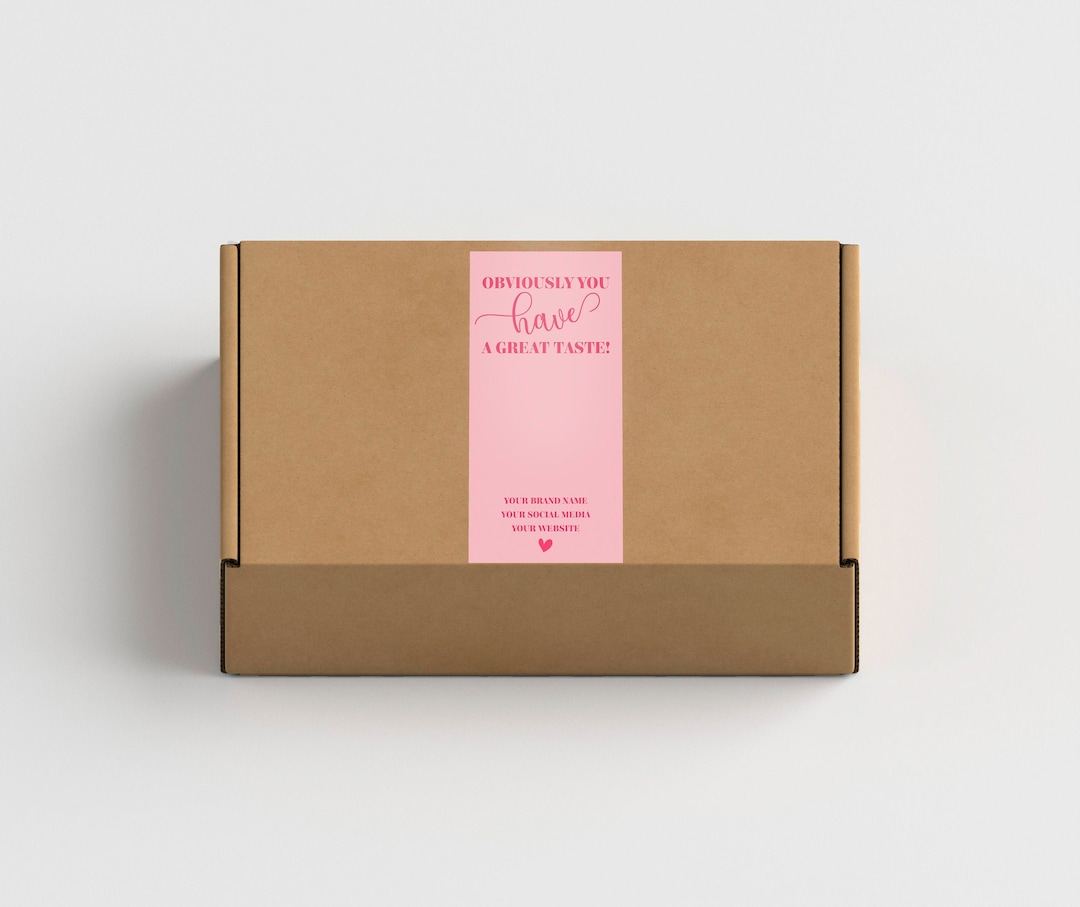 Custom Packaging Labels, Branded Logo Stickers, Mailing Stickers, Box ...