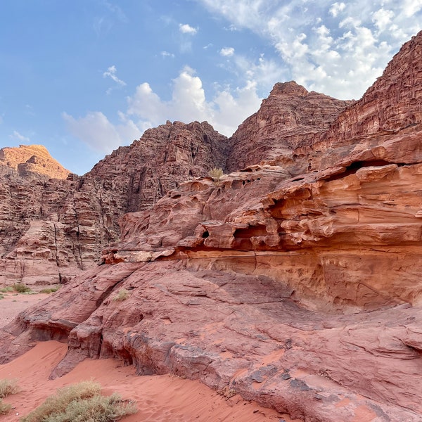 Wadi Rum Jordan Photography, Desert Wall Art Printable, Red Sand Photo, Travel Photos, Nature Gallery Wall, Digital Download