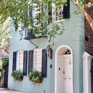 Charleston Photo Print: Mint Green Home Decor, South Carolina Travel Art