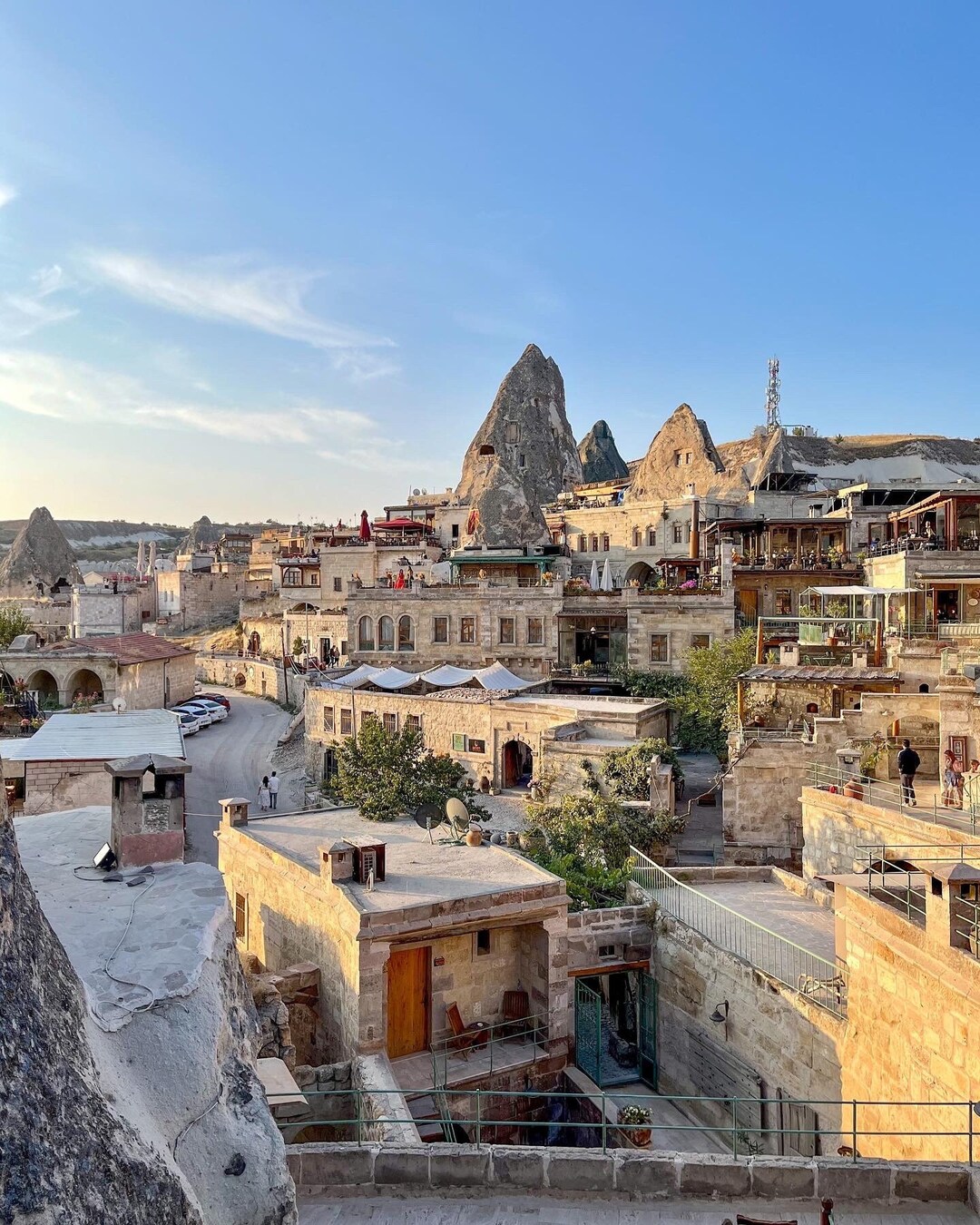 Cappadocia Turkey Photo Print: Cave Hotels, Travel Wall Art - Etsy