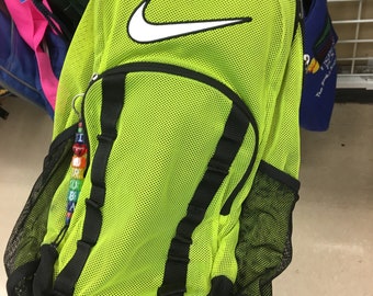 green nike mesh backpack