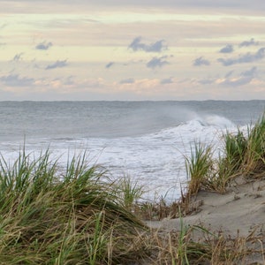 Sea Isle City Oct. ‘23 Sunrise view from the dunes with incredible waves  01