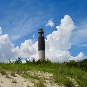 Oak Island Lighthouse with Beach View 01