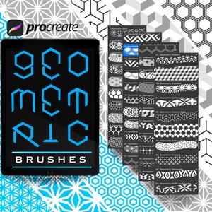 72 Geometric Brushes For Procreate