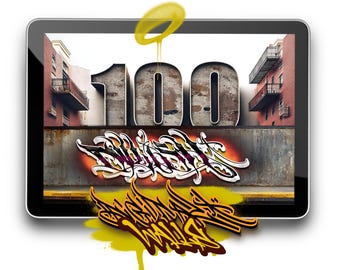 100 x Digital Wall for Reels + 20 Textur Burshes and Mini Course