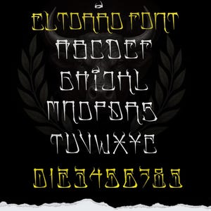 EL TORRO -Chicanno Tattoo Handstyle Graffiti LA Font by Torus1