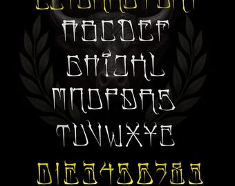 EL TORRO -Chicanno Tattoo Handstyle Graffiti LA Font by Torus1
