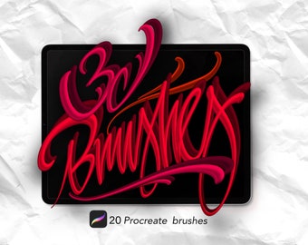 3d Brushes for Procreate