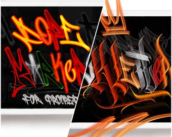 2Pack -Calligraphy brushes For Procreate