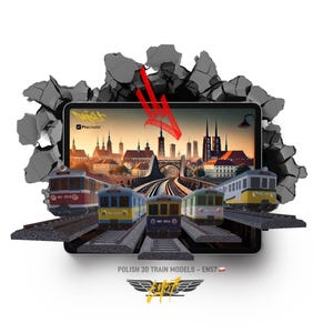Trains for Painting Graffiti on Procreate app 3d Models - En57