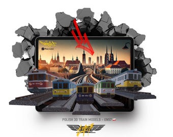 Trains for Painting Graffiti on Procreate app 3d Models - En57