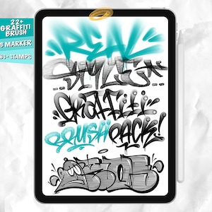 Graffiti Brush Pack for Procreate by Ikos One