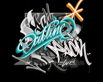 80 Graffiti Outline Brushes For Procreate