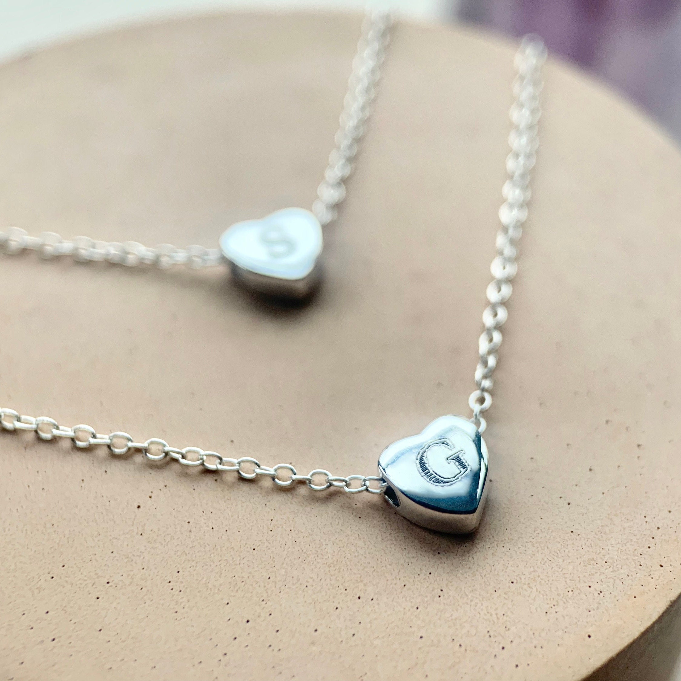 2023 New Necklace GirlsLove for Women and Heart Necklace Women Pendant  NecklaceFashion Accessory Girls Locket Necklaces Ages 5-7 (Silver, One Size)