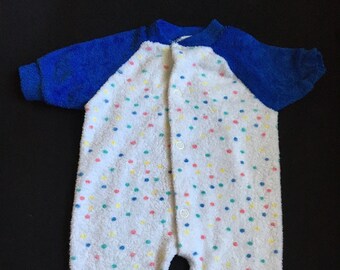 terry cloth onesie baby