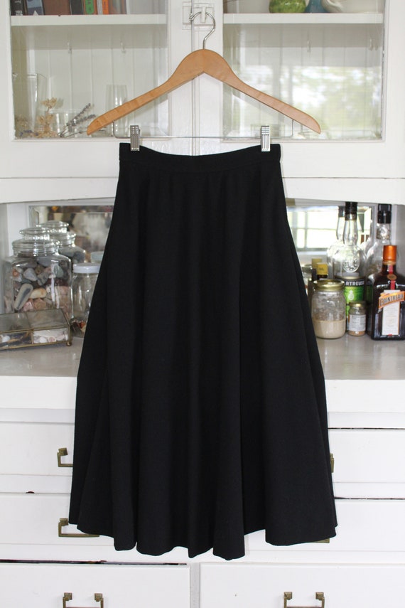 Yves Saint Laurent Rive Gauche Wool Skirt - image 3