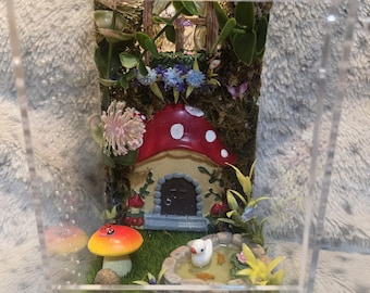 Jumping spider enclosure 4"/4"/8"