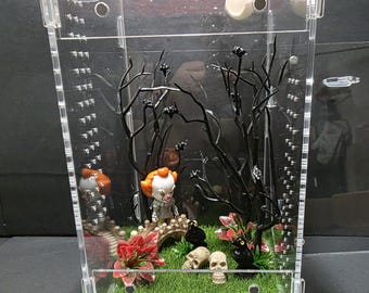 Pennywise Decorated Enclosure