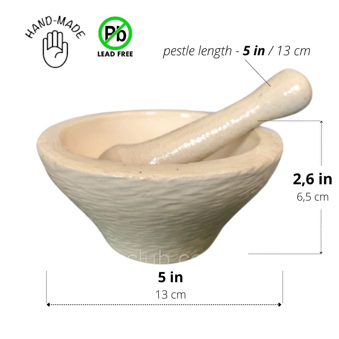 Mortar and Pestle Pottery Mortar and Pestle Wheel Thrown Etsy