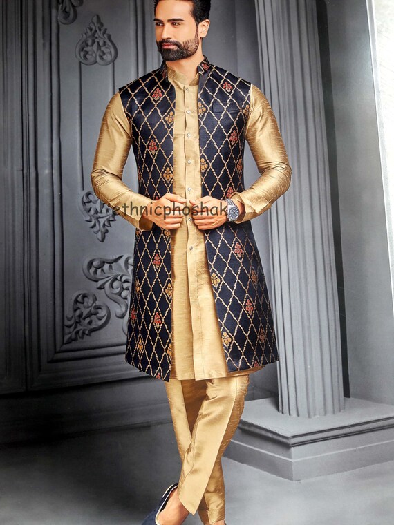 long jacket with kurta