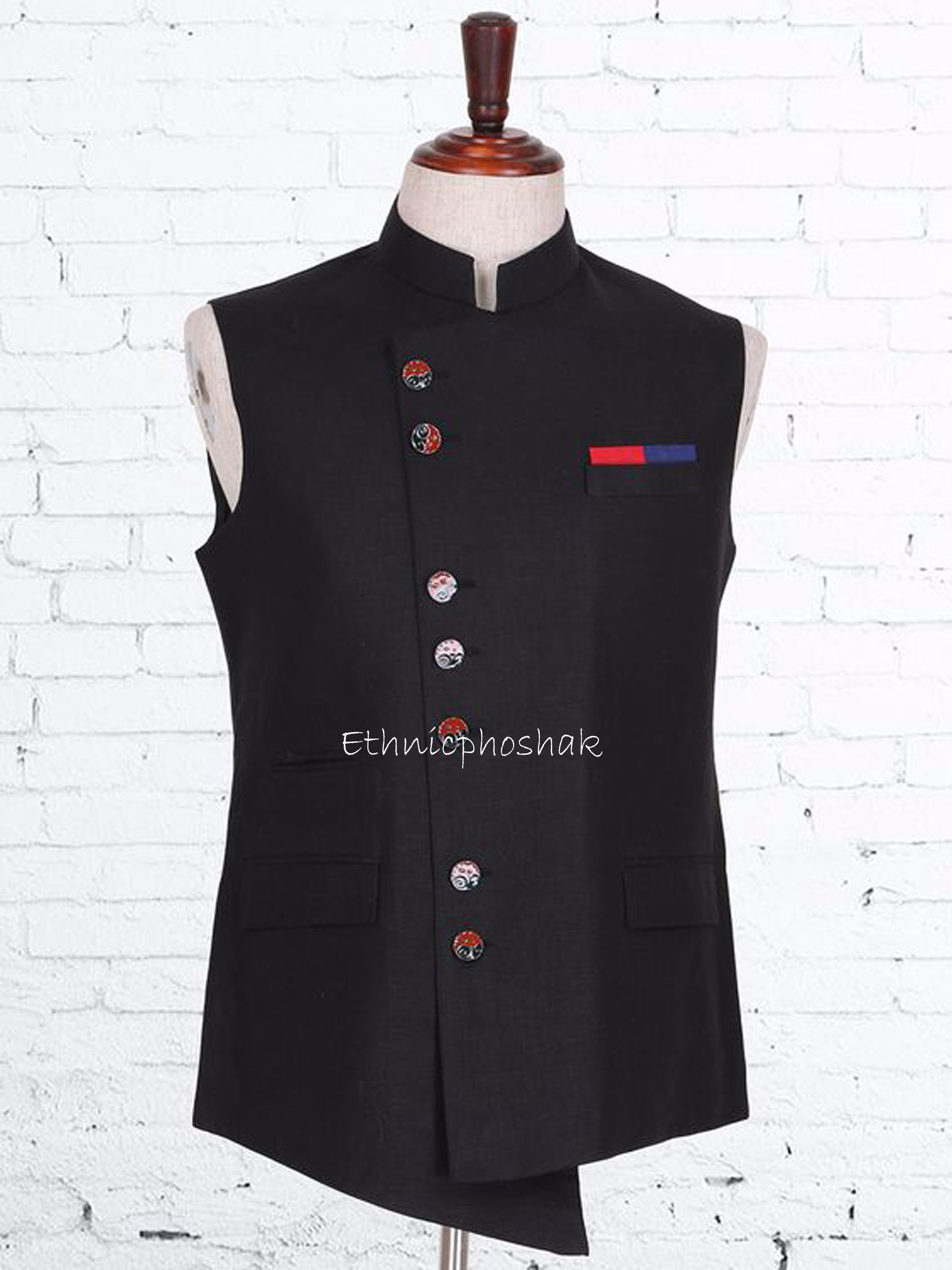 Black koti with shirt clearance