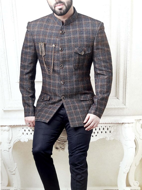 indo western coat paint