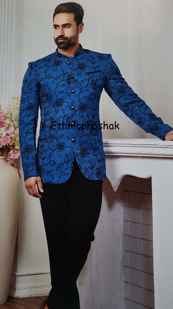 Mens Jodhpuri Suit Tailored Wedding 