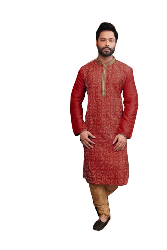 India Pakistan World Traditional Clothing Indian Red Color