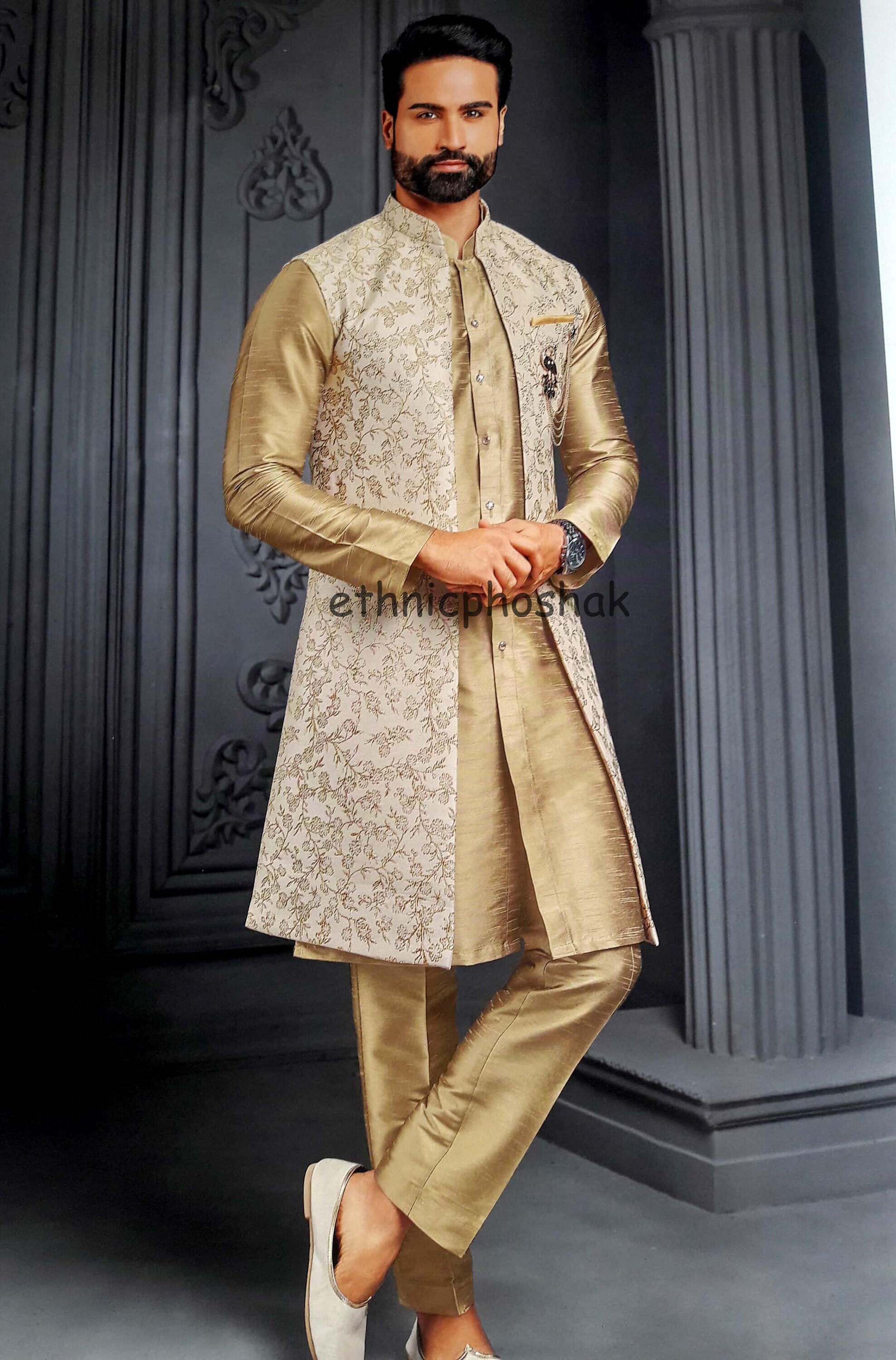 full coat with kurta