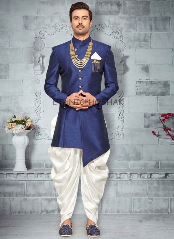 Cream Wedding Wear Designer Sherwani Suit at Rs 2500/piece in New Delhi |  ID: 24281265433